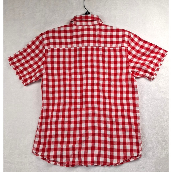 Members mark 14/16 Red and White Plead Tees - Picture 2 of 5